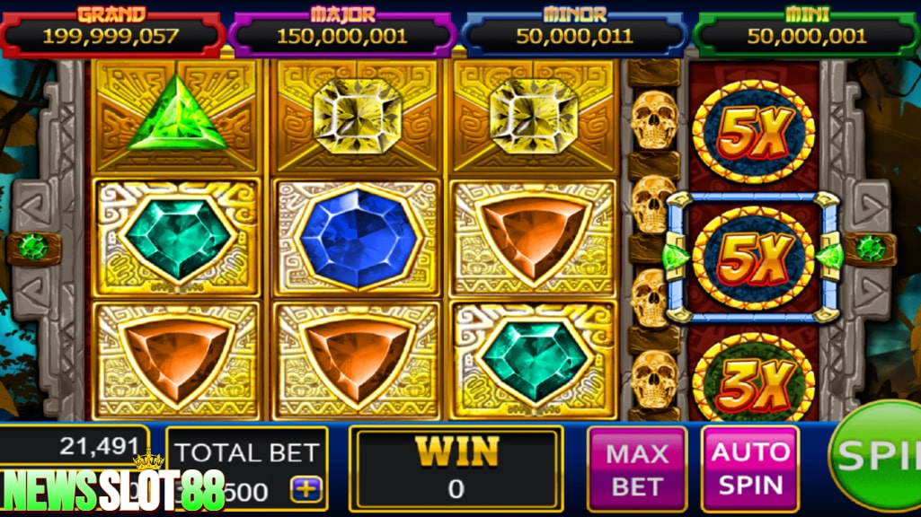 Nikmati keseruan dalam permainan slot online Mayan Gem dari Slot88 yang menggunakan tema peradaban maya dan permata legendaris, pemain diajak menyusuri hutan belantara untuk menemukan kuil kuno yang dipenuhi dengan permata berharga dan artefak langka.